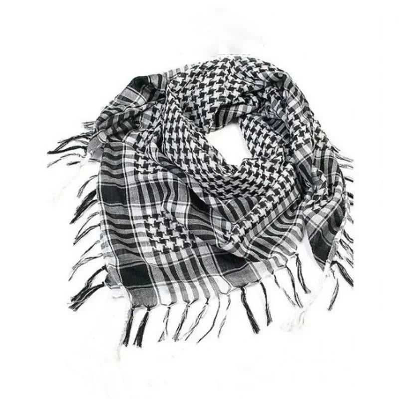 Sports Outdoor Arab Square Scarf Military Enthusiast Tactical Scarf Multi Functional Windproof Sand Proof Warm Neck Headscarf