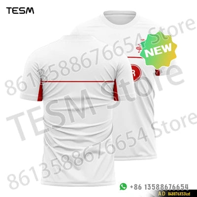 Men Sports T-Shirt Seafood Shrimp Print Short Sleeves Children Casual Loose Shirt Christmas Gift Party Top