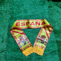 SKY FLAG Spain scarf 14x130cm Double Side Printing Satin Football Soccer Fans Spain Scarf flags banner for sport decoration