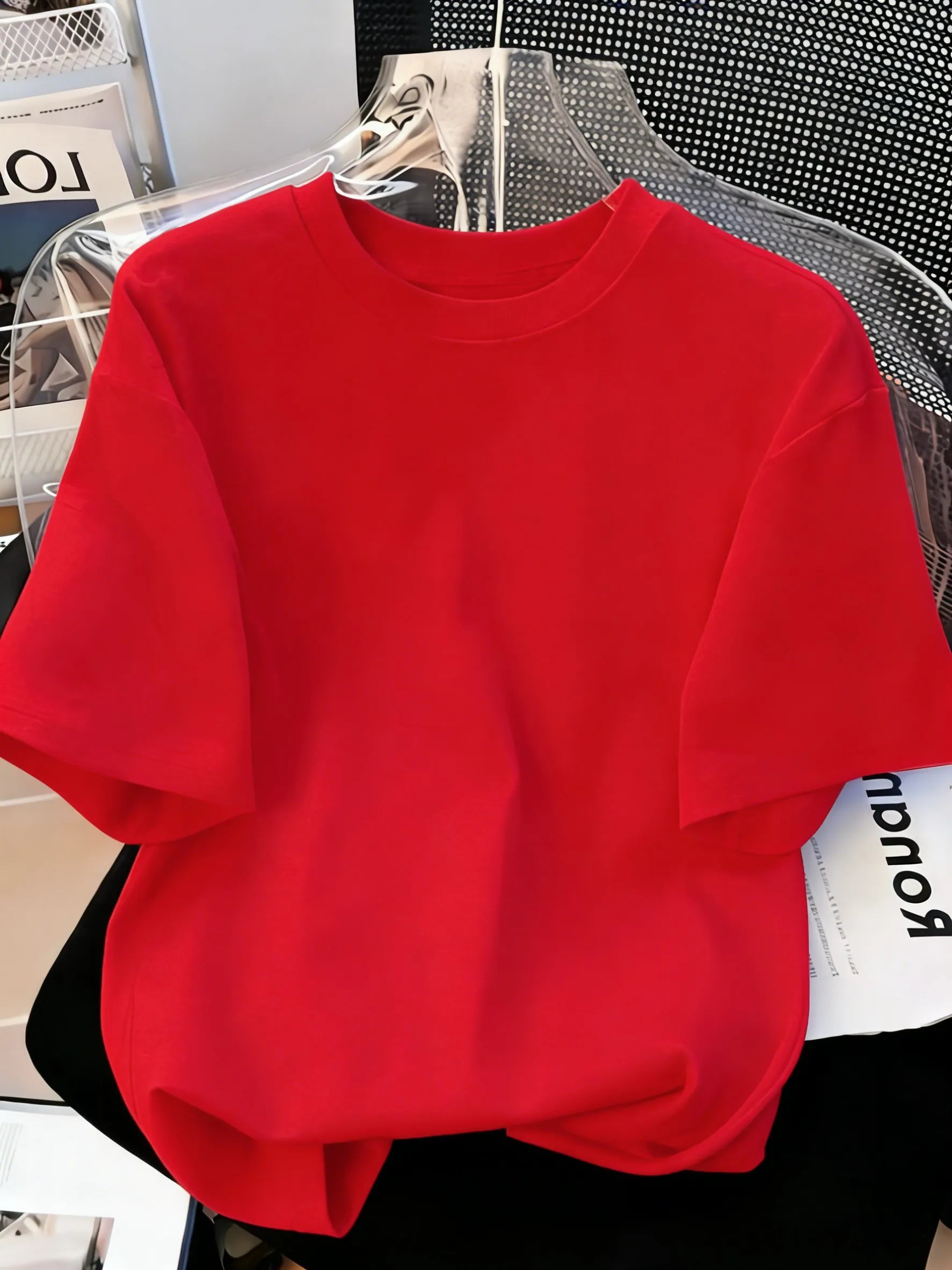 Solid Beach Summer T-Shirt For Man 21 Color S-3XL Cotton Short Sleeve All-Match Basics Street Streetwear Soft Breathable Clothes