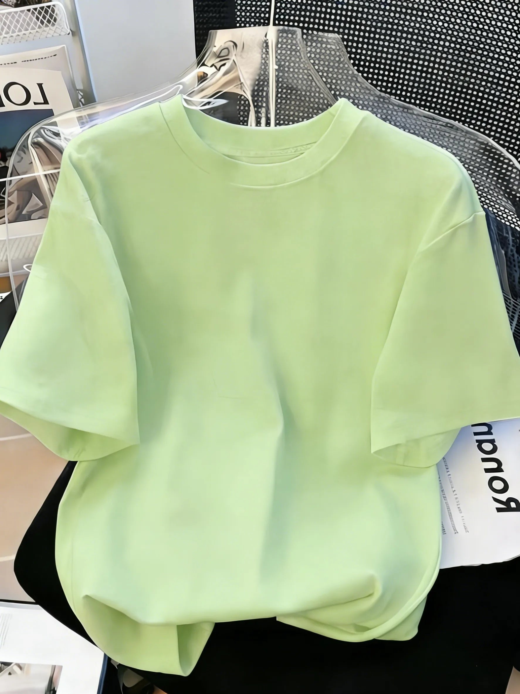 Solid Beach Summer T-Shirt For Man 21 Color S-3XL Cotton Short Sleeve All-Match Basics Street Streetwear Soft Breathable Clothes