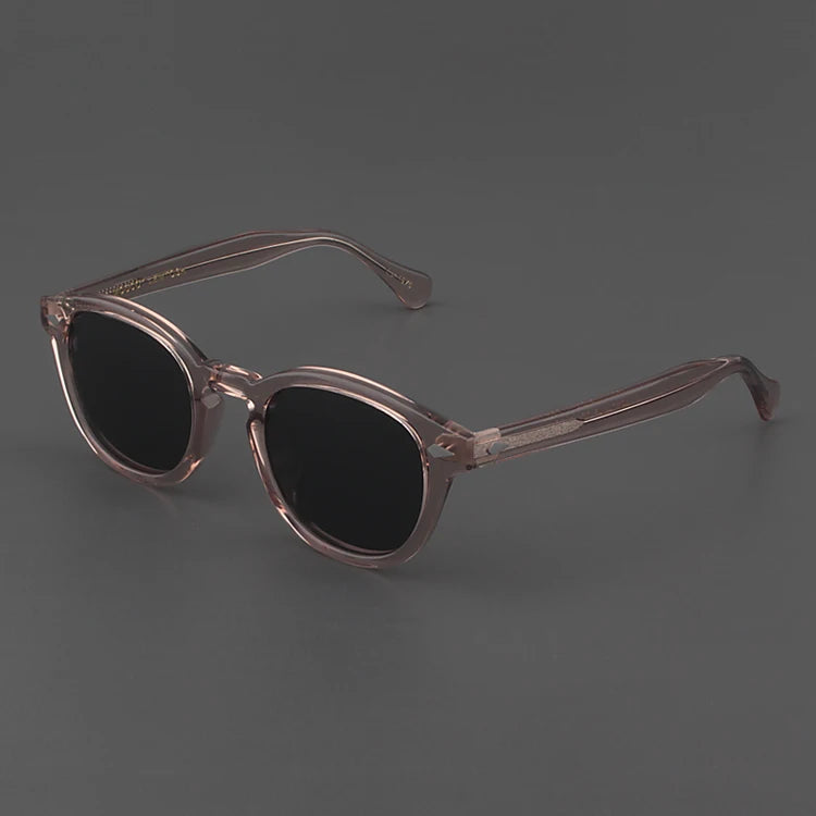 Johnny Depp Sunglasses Man Polarized Sun Glasses Luxury Brand Vintage Acetate Frame Blue Night Vision Goggles Woman