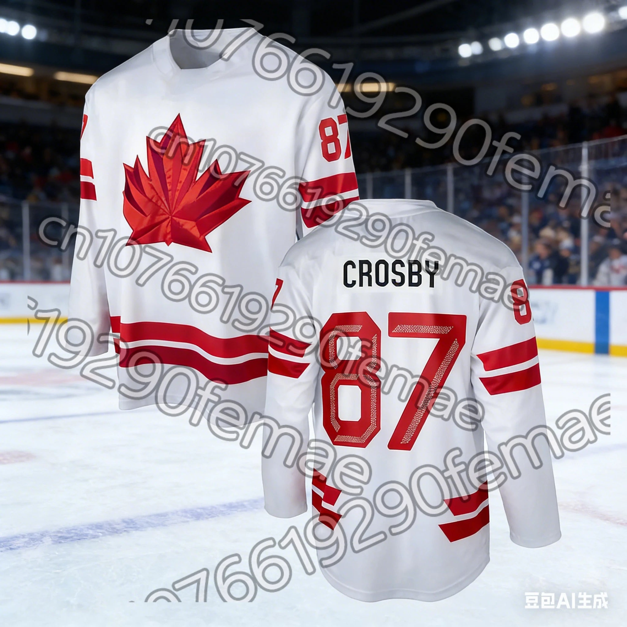 2026 Canada Men's Hockey Jersey T-shirt |Crosby MacKinnon Same Style Fan Gear | Breathable Sportswear for Spring Summer