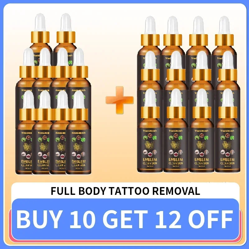 Tattoo Removal Essential Oil, Suitable for Large and Small Tattoos, Effectively Removes Permanent Tattoos
