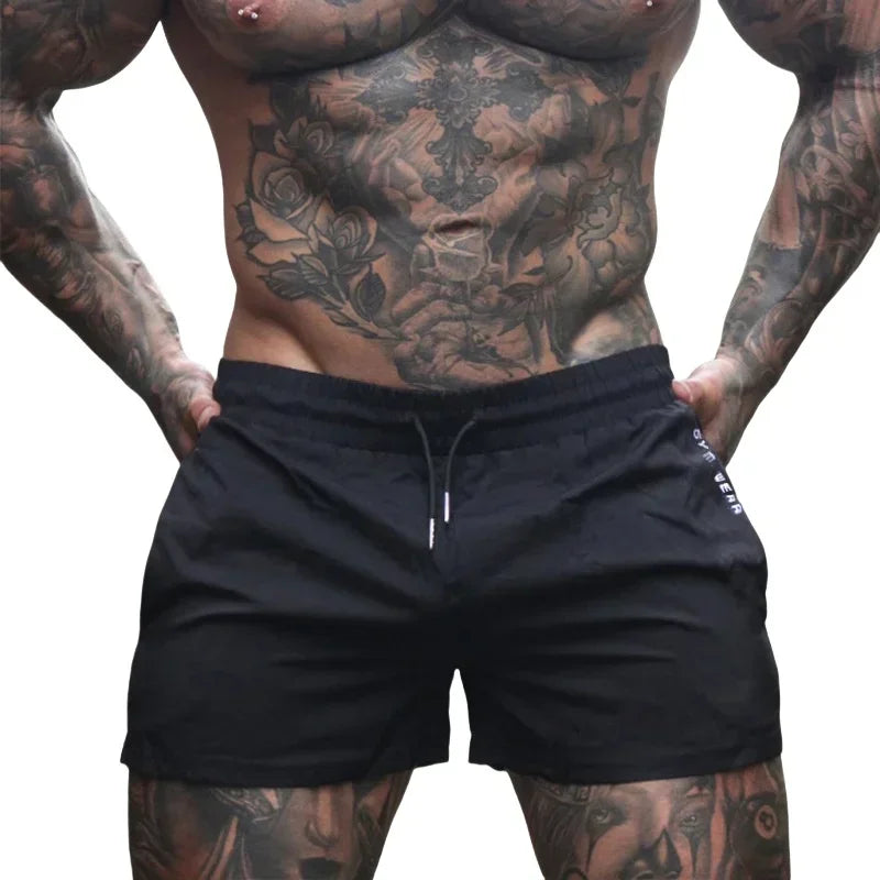 Summer Men Casual Gym Shorts Quick Dry Running Shorts Man Fitness Basketball Shorts Training Sport Beach Shorts Man Clothing 3XL