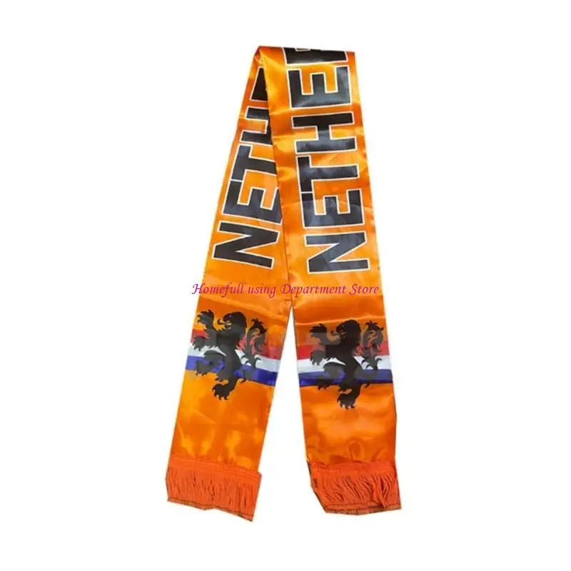 Football Scarf Double-sided Printed Soccer Fan Scarf 15 Countries 5.11x51.18In