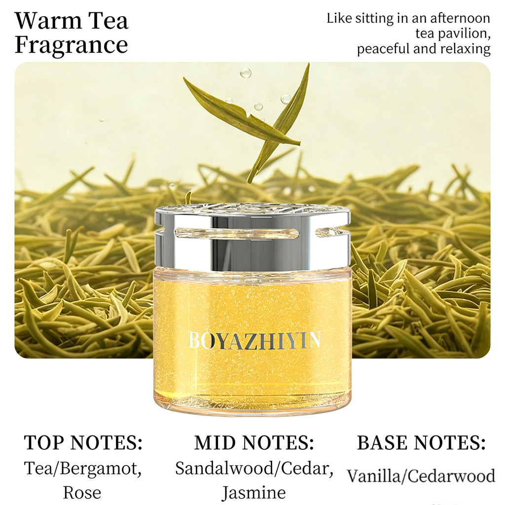 2026 New High-End Car Aromatherapy Air Freshener with Flowing Sand Solid Fragrance New Car Odor Eliminator & Freshener