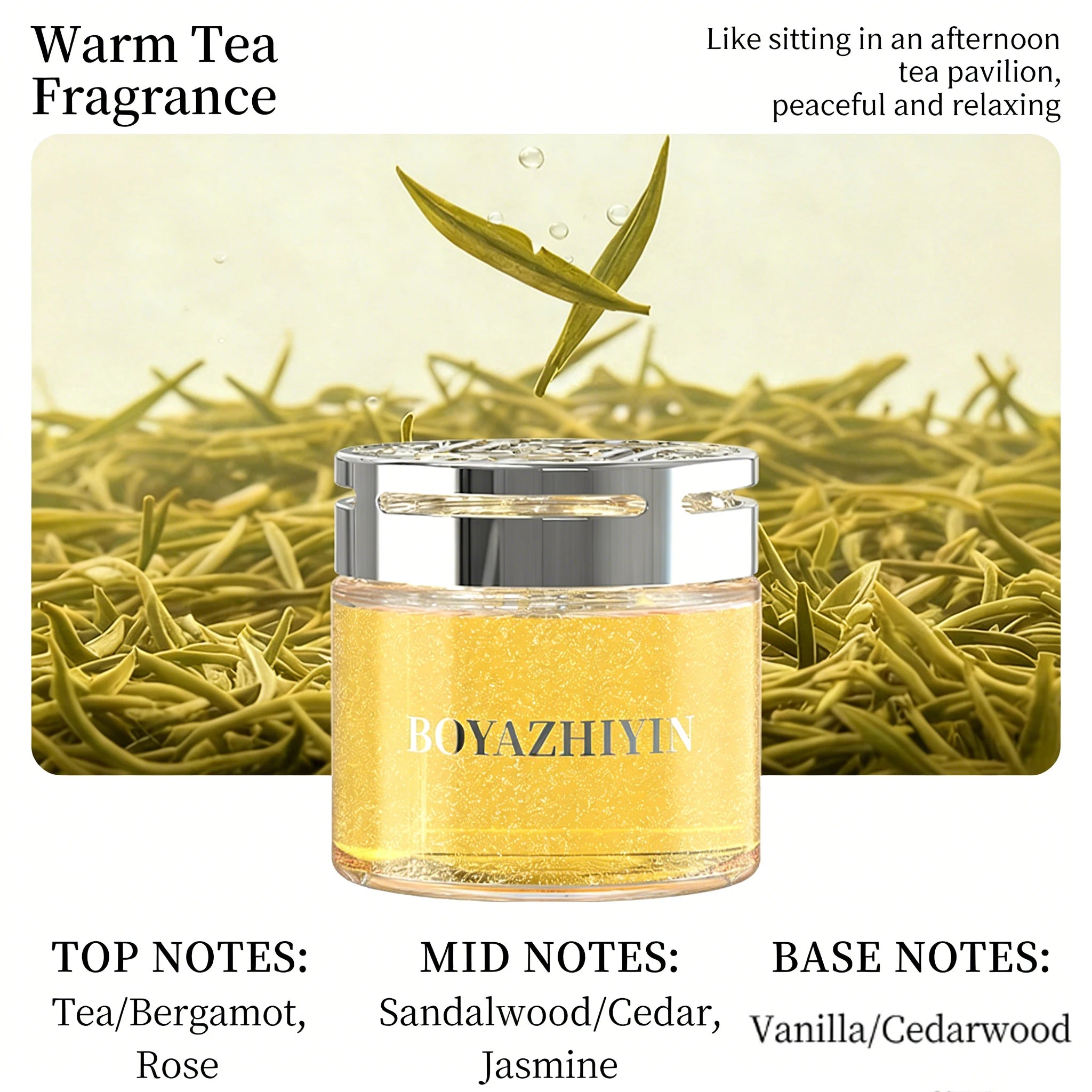 2026 New High-End Car Aromatherapy Air Freshener with Flowing Sand Solid Fragrance New Car Odor Eliminator & Freshener