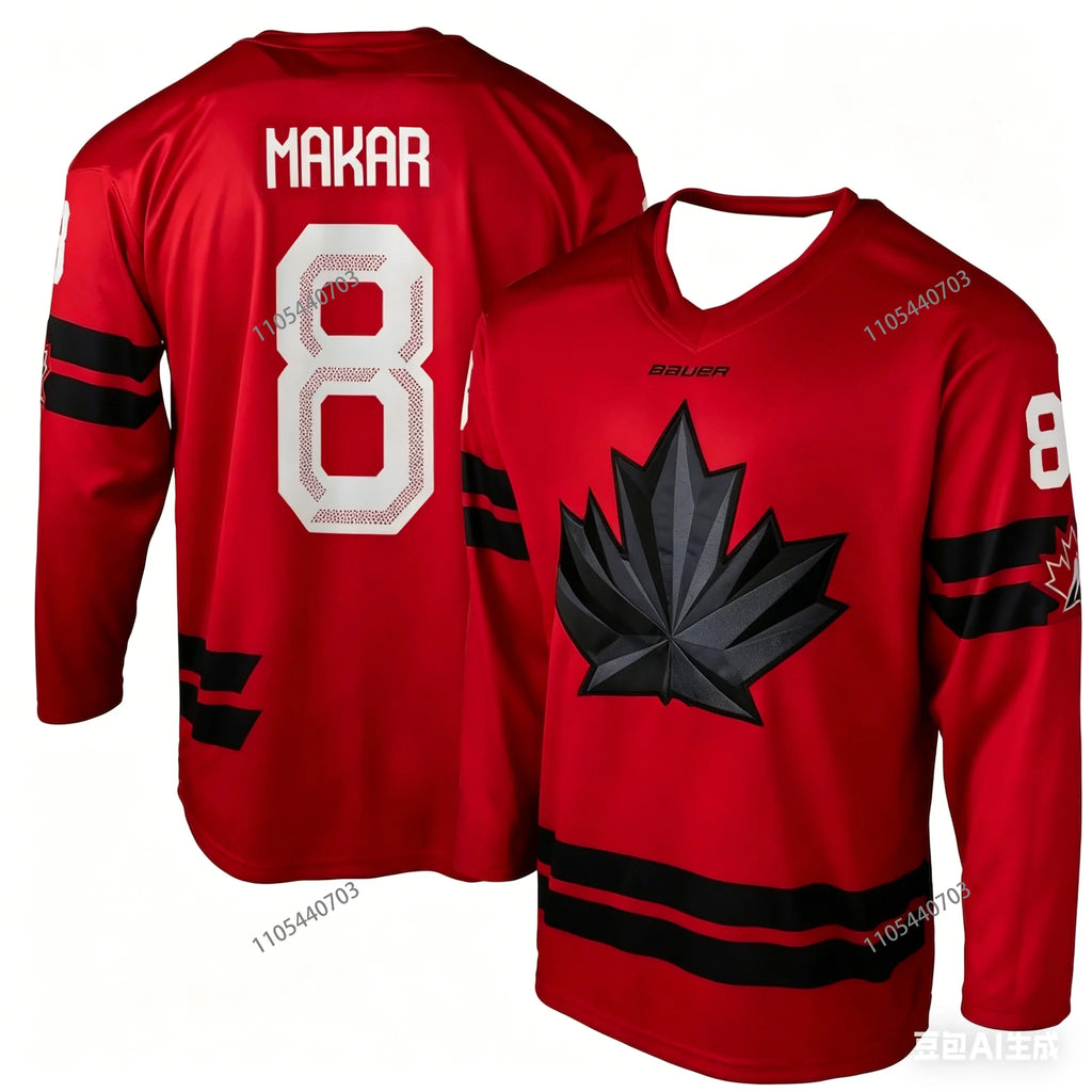 2026 Canada Ice Hockey New Jersey Team Mcdavid Fan Special Edition Ice Hockey Jersey Men's Long Sleeve Sports Jersey Cycling