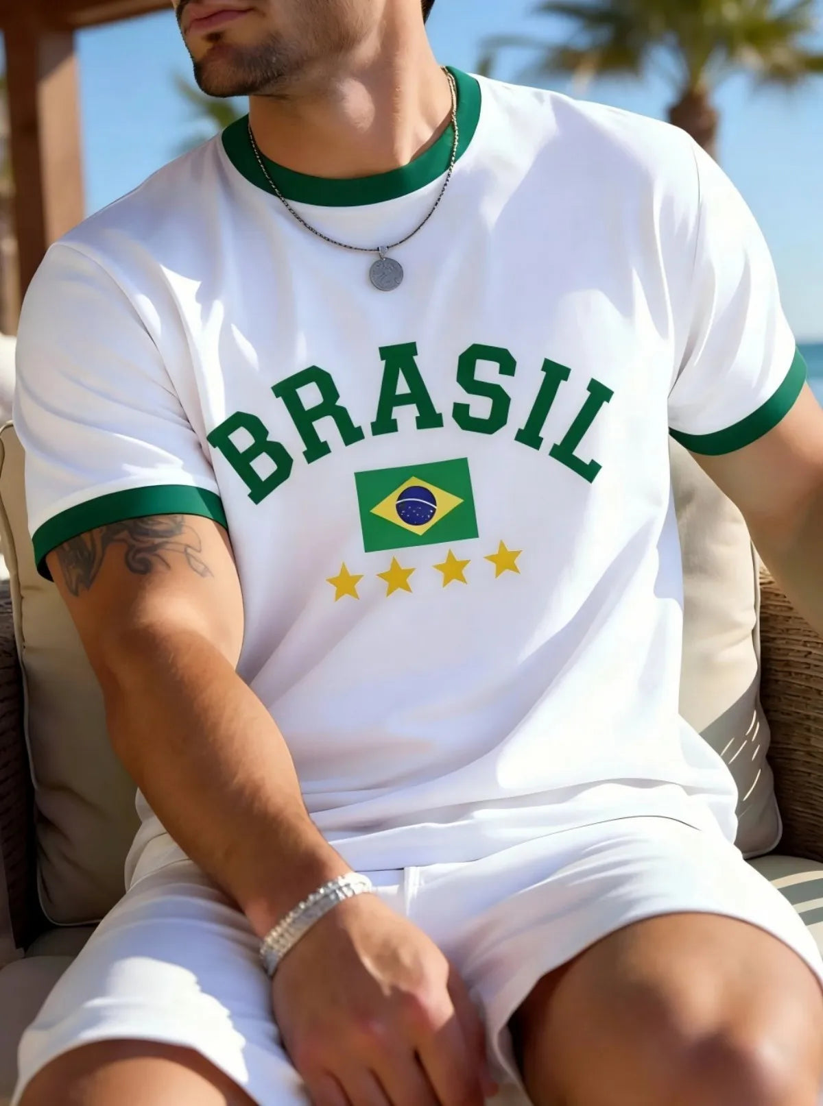 2026 New Brasil Print T-shirt For Men Women Brazilian Flag Tops Summer Casual Football Jersey Breathable Quick-Drying Sports Tee