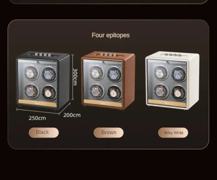 Winder Watch Organizer Storage Box Rotator Mechanical Watch Automatic Luxury Box Safe Deposit Boxes Shaker Display Gifts