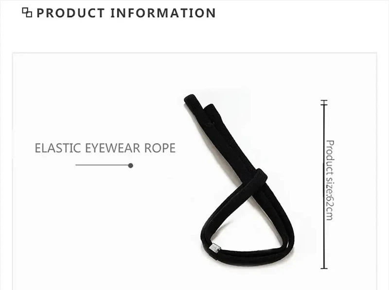 Non-Slip Glasses Rope Unisex Women Men's Outdoor Sports Chain Neck Holder Eyeglasses Ropes Elastic Sunglasses Holder Accessories