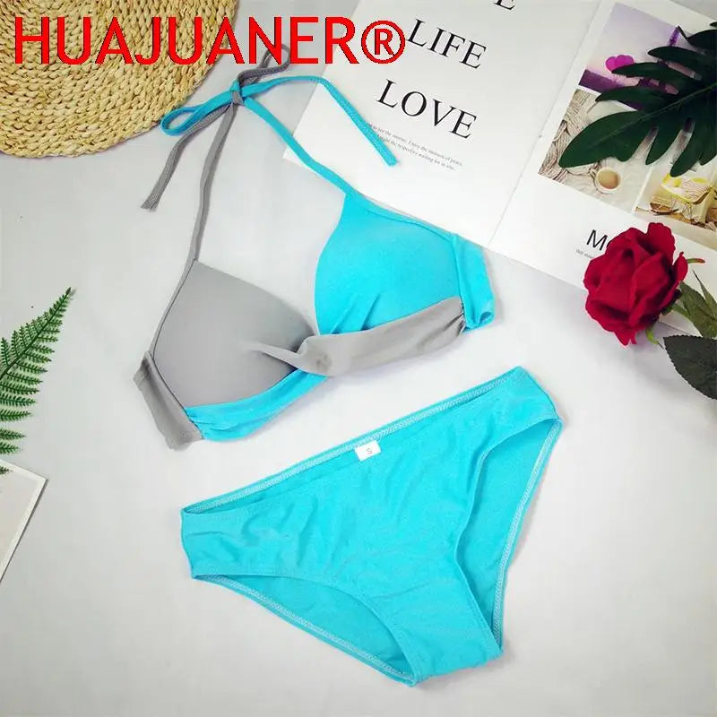 2026 Sexy Bikini Push Up Swimwear Women Biquini Feminino Mujer Swimsuit Tanga Swimming Bathing Suit Bikinis Set 3XL